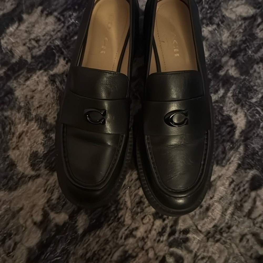 Black Leather Loafers